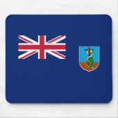 Flagge Montserrat Mousepad (Vorne)