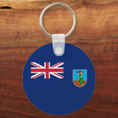 Flagge Montserrat Schlüsselanhänger (Rückseite)