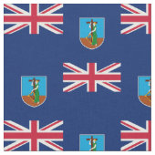 Flagge Montserrat Stoff (Nahaufnahme)