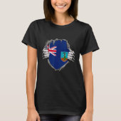 Flagge Montserrat T-Shirt (Vorderseite)
