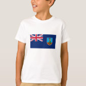 Flagge Montserrat T-Shirt (Vorderseite)