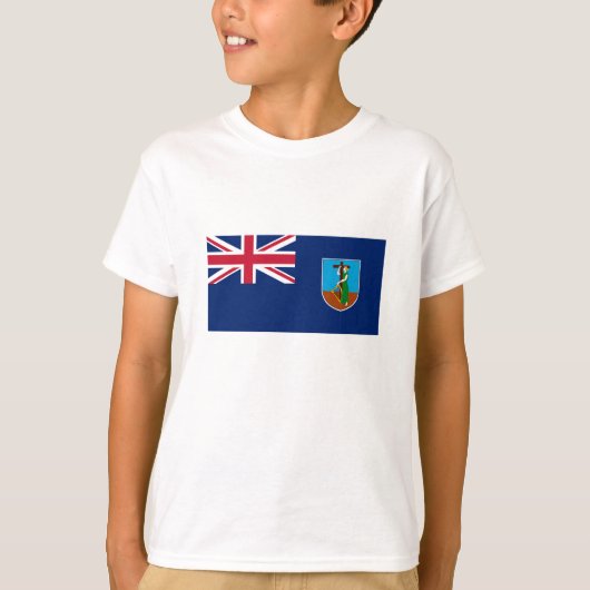 Flagge Montserrat T-Shirt (Vorderseite)