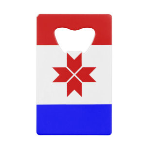 Flagge Mordowiens Geldbeutel Flaschenöffner