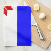 Flagge Mordowiens Geschirrtuch (Viertel Falte)