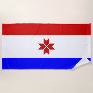 Flagge Mordowiens Strandtuch