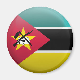 Flagge Mosambiks Magnet