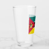 Flagge Mosambiks (Nationalflagge) (Afrika) Glas (Rechts)