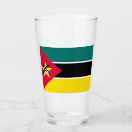 Flagge Mosambiks (Nationalflagge) (Afrika) Glas