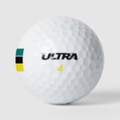 Flagge Mosambiks (Nationalflagge) (Afrika) Golfball (Logo)