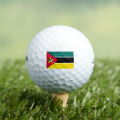 Flagge Mosambiks (Nationalflagge) (Afrika) Golfball (Insitu T-Shirt)