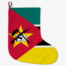 Flagge Mosambiks (Nationalflagge) (Afrika) Großer Weihnachtsstrumpf