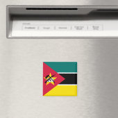 Flagge Mosambiks (Nationalflagge) (Afrika) Magnet (In Situ (Geschirrspüler))