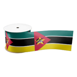 Flagge Mosambiks (Nationalflagge) (Afrika) Satinband