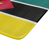 Flagge Mosambiks (Nationalflagge) (Afrika) Schneidebrett (Ecke)