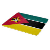 Flagge Mosambiks (Nationalflagge) (Afrika) Schneidebrett (Ecke)