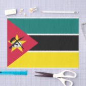 Flagge Mosambiks (Nationalflagge) (Afrika) Seidenpapier (Handwerk)