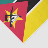 Flagge Mosambiks (Nationalflagge) (Afrika) Seidenpapier (Ausschnitt)