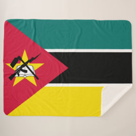 Flagge Mosambiks (Nationalflagge) (Afrika) Sherpadecke