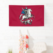Flagge Moskaus (russische Hauptstadt) Banner (Insitu)