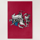 Flagge Moskaus (russische Hauptstadt) Puzzle (Vertikal)