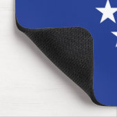 Flagge Mousepad Bosnien und Herzegowina (Ecke)