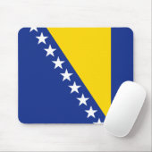 Flagge Mousepad Bosnien und Herzegowina (Mit Mouse)
