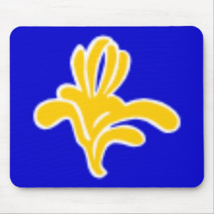 Flagge Mousepad Brüssels Belgien