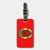 Flagge Murcia (Spanien) Gepäckanhänger (Vorderseite vertikal)