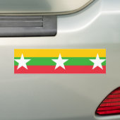 Flagge Myanmars (Birma) Autoaufkleber (Auf Auto)