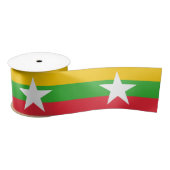 Flagge Myanmars (Birma) Satinband (Spule)