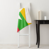 Flagge Myanmars (Birma) Sherpadecke (Beispiel)