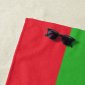 Flagge Myanmars (Birma) Strandtuch (Beispiel)