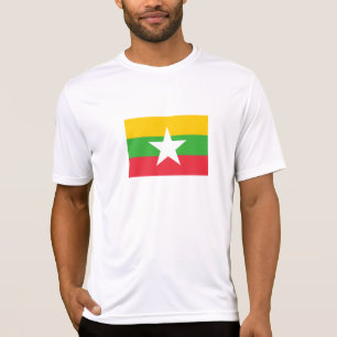 Flagge Myanmars T-Shirt