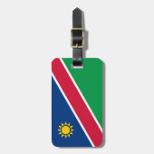 Flagge Namibias Gepäckanhänger (Vorderseite vertikal)