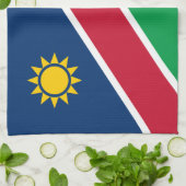Flagge Namibias Geschirrtuch (Gefaltet)