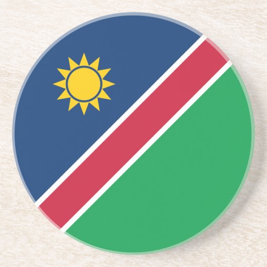Flagge Namibias Getränkeuntersetzer (Vorne)