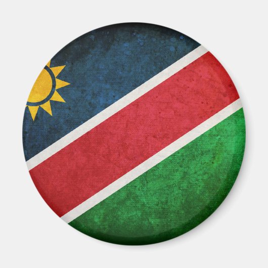 Flagge Namibias Magnet (Vorne)