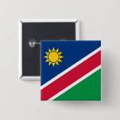 Flagge Namibias (Namibia) Button (Vorne & Hinten)