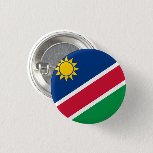 Flagge Namibias (Namibia) Button (Vorne & Hinten)