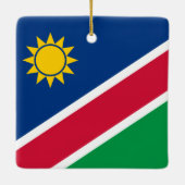 Flagge Namibias (Namibia) Keramikornament (Rückseite)