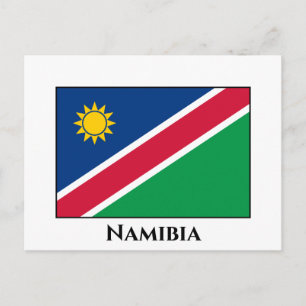 Flagge Namibias (Namibia) Postkarte