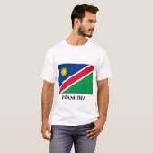 Flagge Namibias (Namibia) T-Shirt (Vorne ganz)