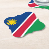 Flagge Namibias (Namibia) Untersetzer (angewinkelt)