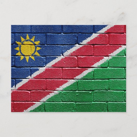 Flagge Namibias Postkarte (Vorderseite)