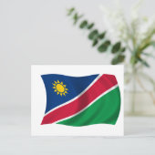 Flagge Namibias Postkarte (Stehend Vorderseite)