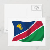 Flagge Namibias Postkarte (Vorne/Hinten)