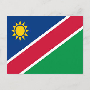 Flagge Namibias Postkarte
