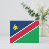 Flagge Namibias Postkarte (Stehend Vorderseite)