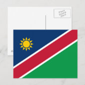 Flagge Namibias Postkarte (Vorne/Hinten)