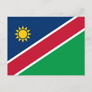 Flagge Namibias Postkarte